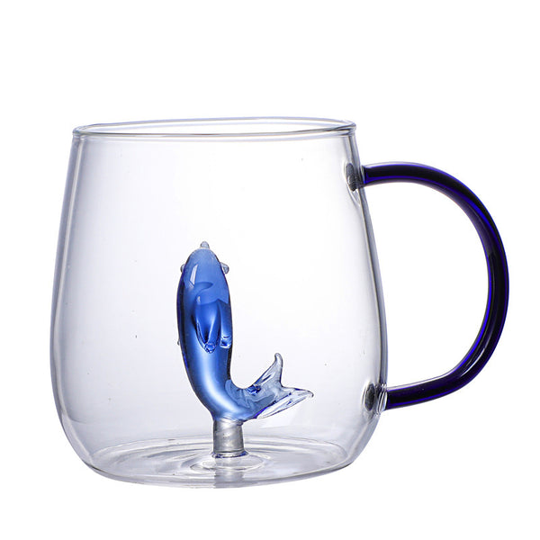 Three-dimensional Cartoon Shape Glass Cup Home Cute