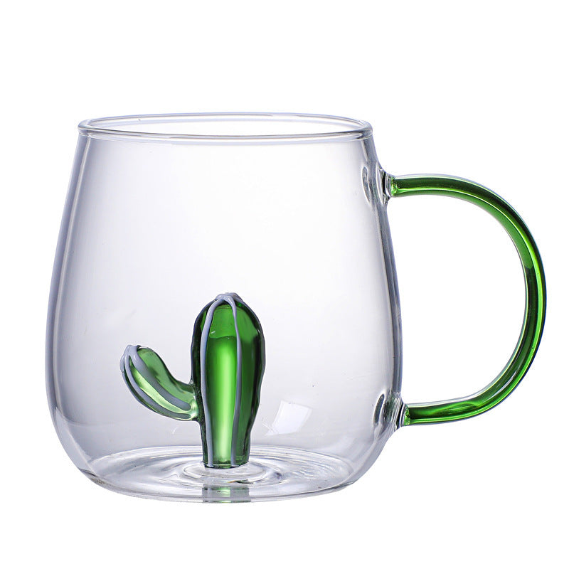 Three-dimensional Cartoon Shape Glass Cup Home Cute